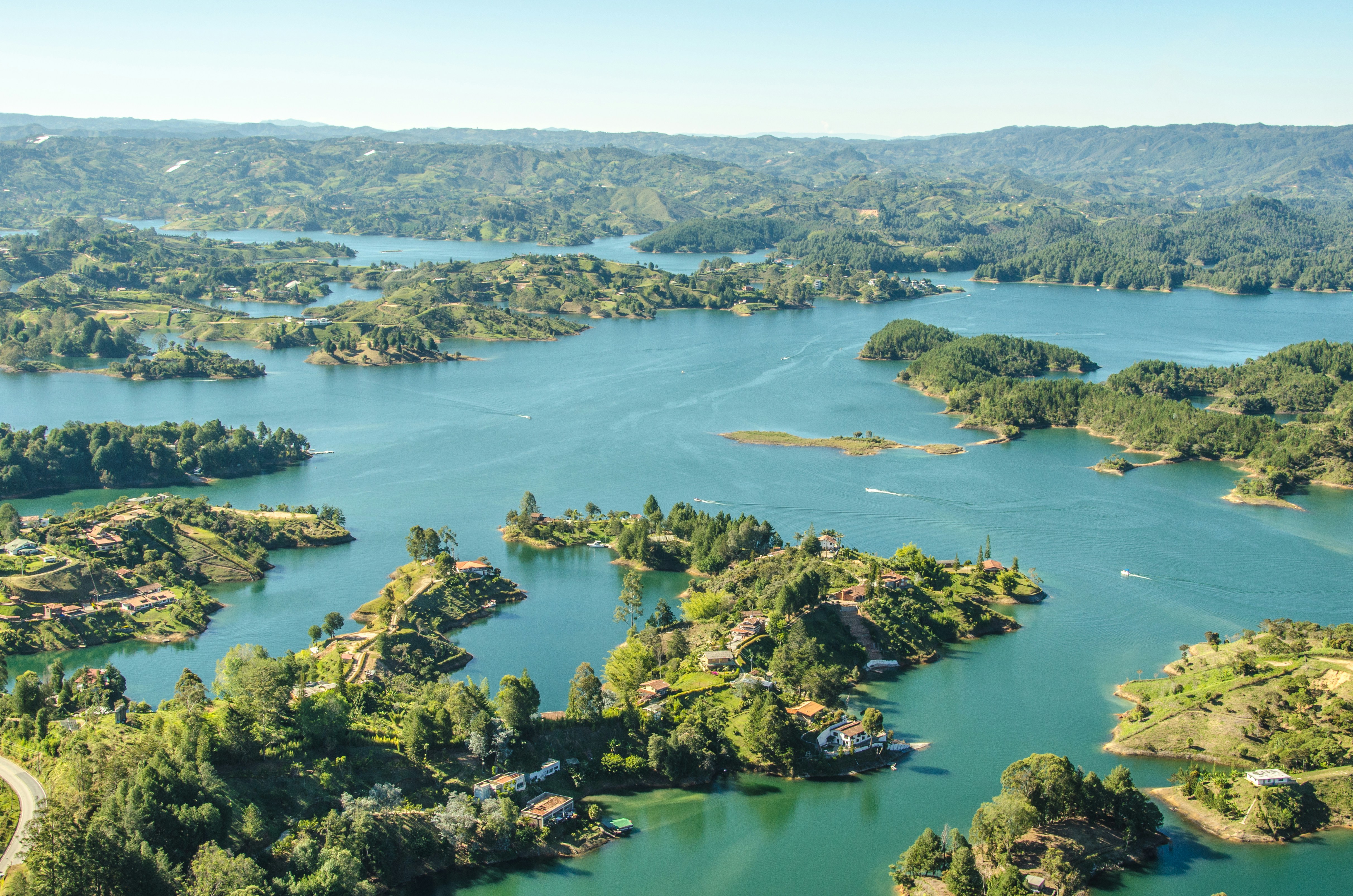 Guatapé lake panoramic